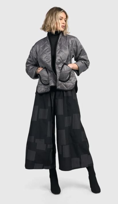 ALEMBIKA (URBAN) QUILTED SILVER JACKET