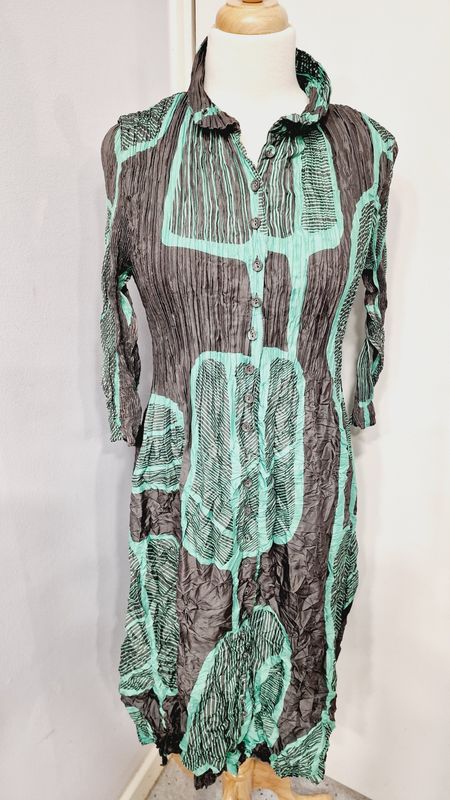 ALQUEMA NEHRU COAT-DRESS PADDLE