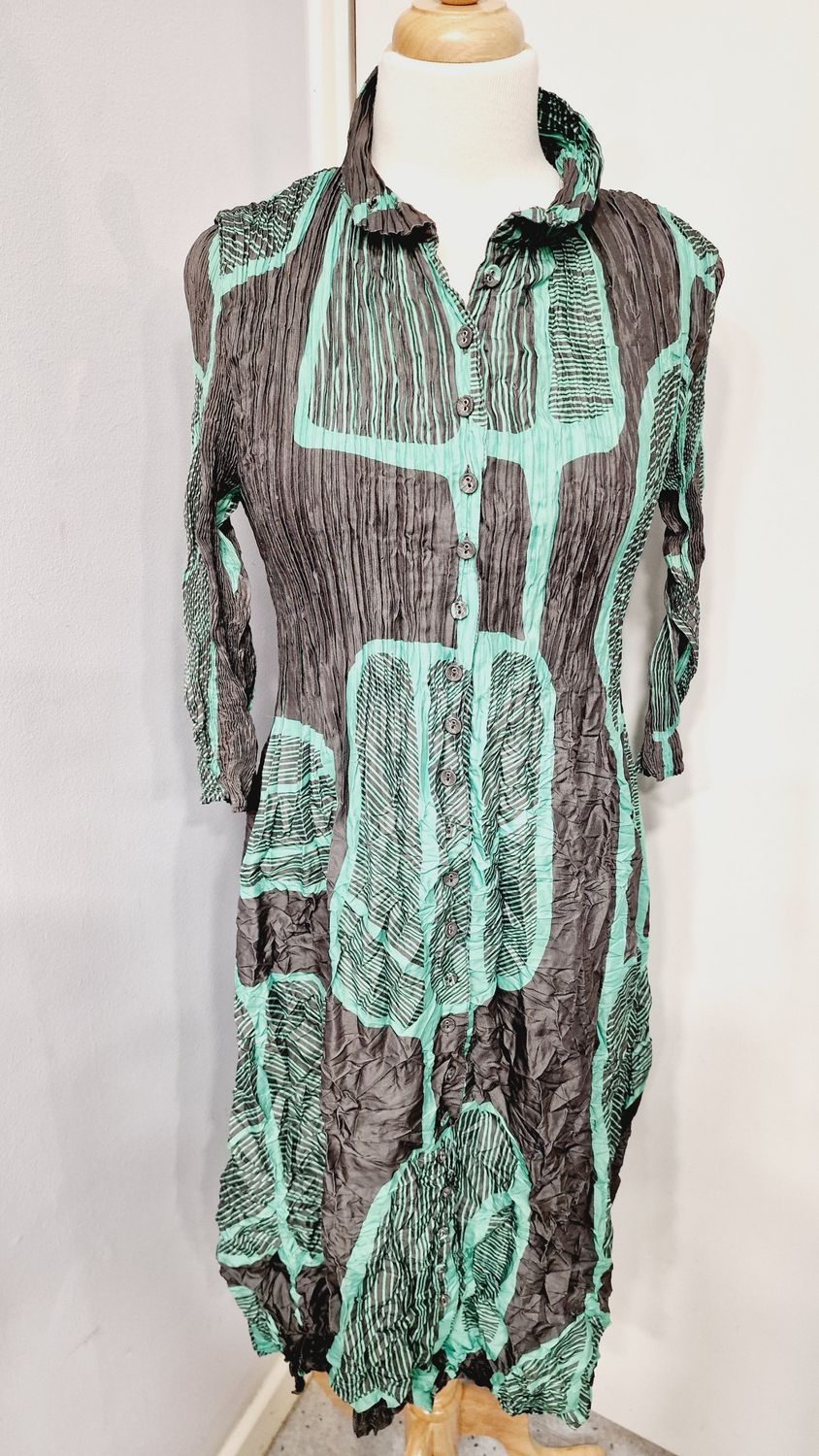 ALQUEMA NEHRU COAT-DRESS PADDLE