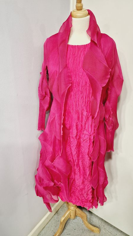 ALQUEMA SLEEVELESS SMASH DRESS MARS PINK