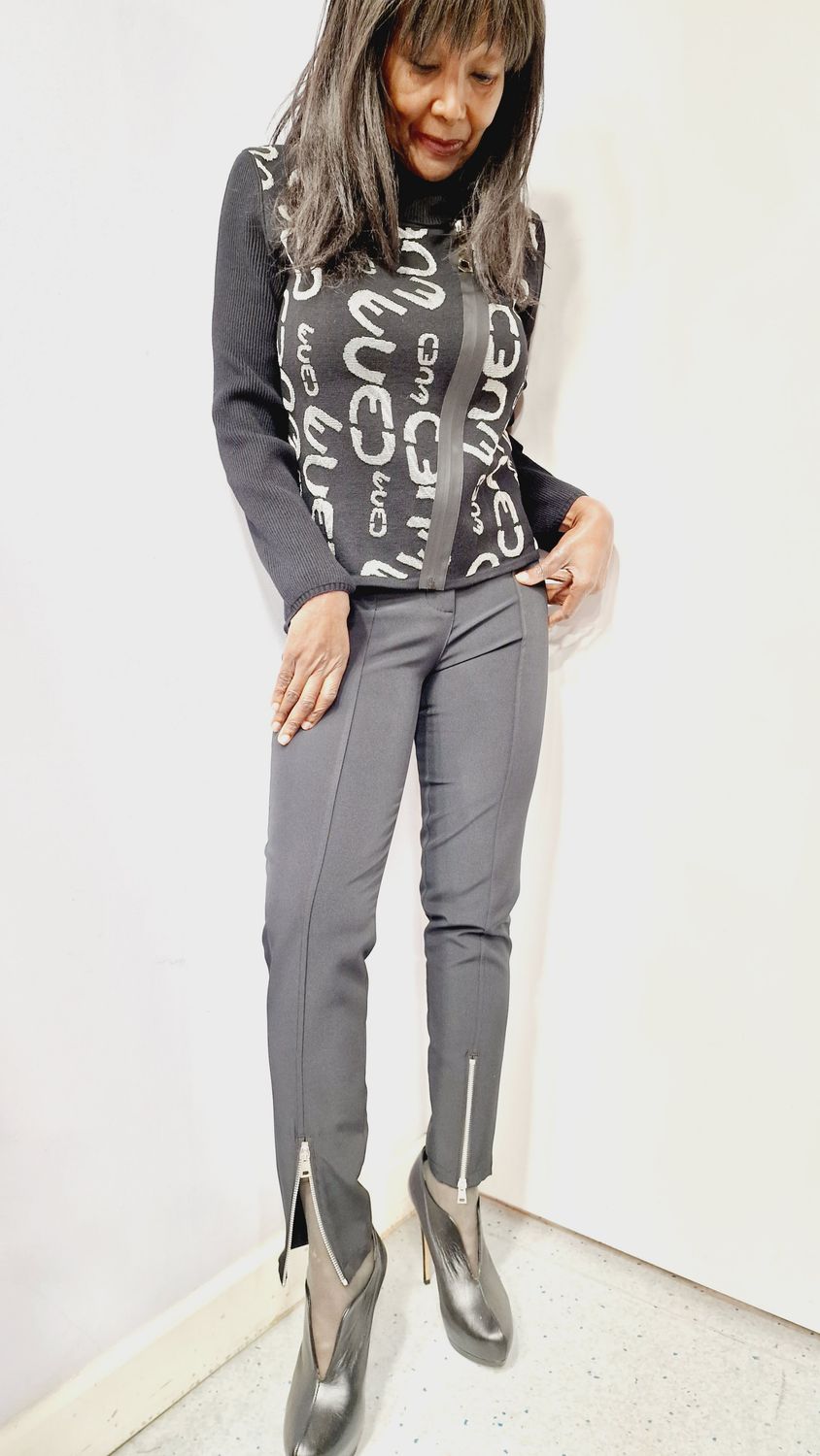 LA HAINE INSIDE US SLIM CUT TROUSERS