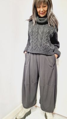 KAMUFLAGE COCOON STYLE TROUSERS