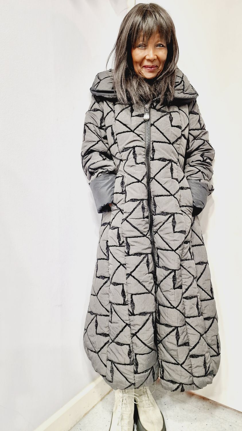 KAMUFLAGE QUILTED COAT