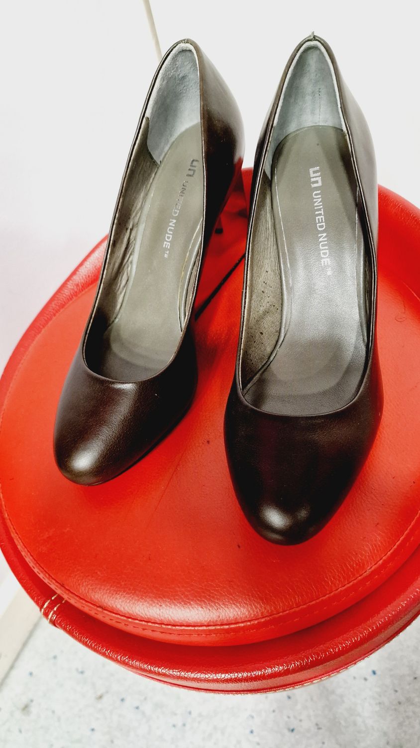 UNITED NUDE SOLID PUMP SHOES OLIVE GREEN