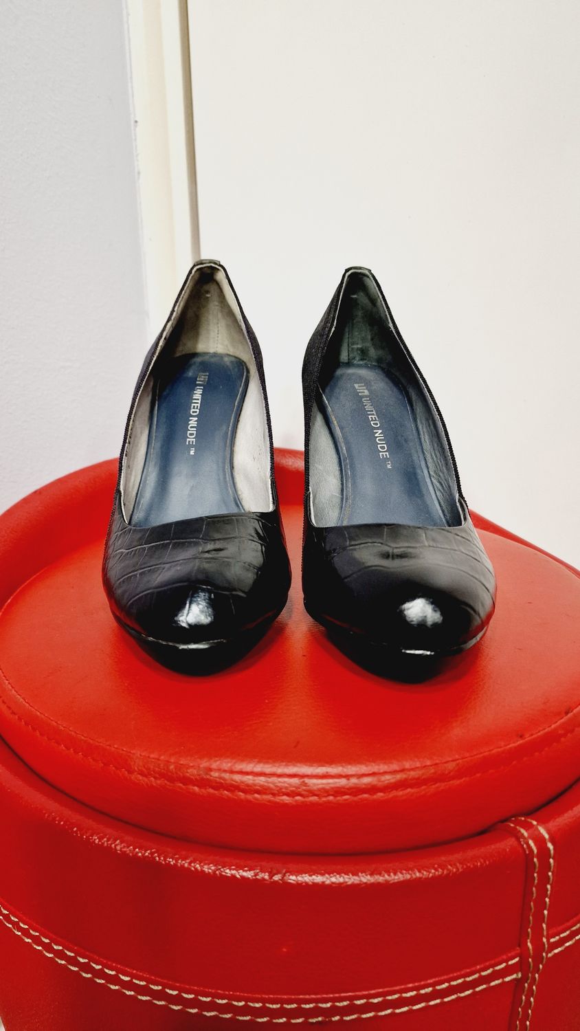 UNITED NUDE COURT SHOES BLACK