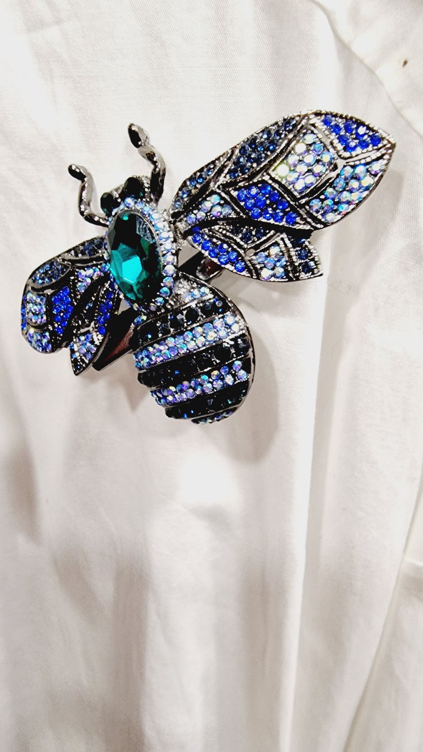 BUMBLEBEE MULTI COLOUR RHINESTONES