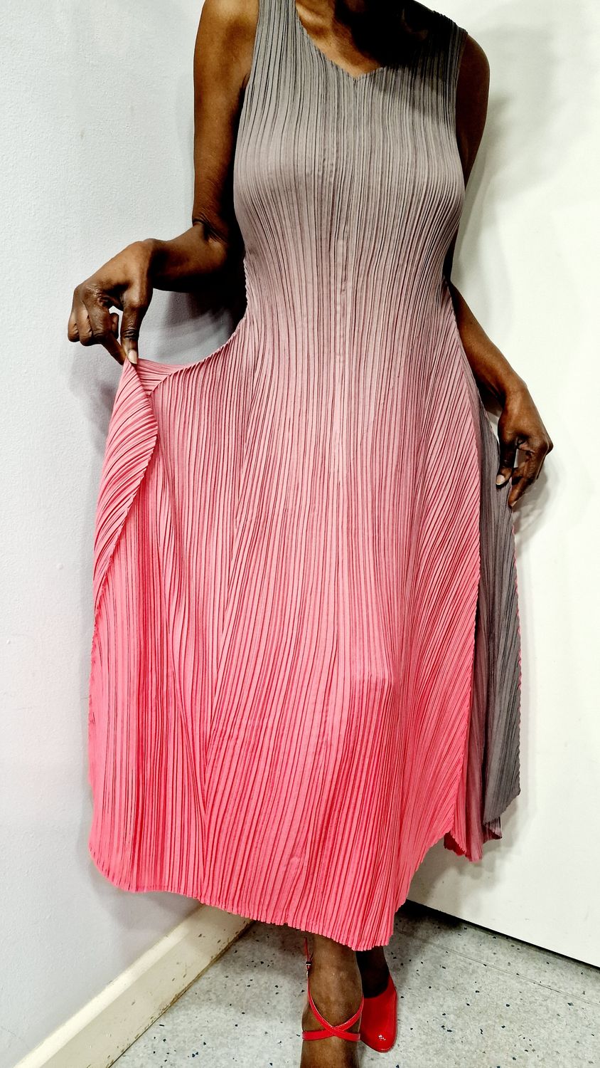 ALQUEMA ESTRELLA DRESS-SMOKY HOT PINK