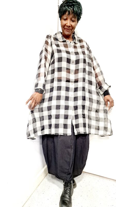 PRIVATSACHEN OVERSIZED SILK SHIRT/COAT-LORONFEIN
