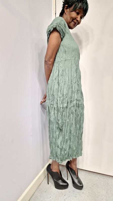 PRIVATSACHEN COTTON CRINKLE DRESS EFFORTSCHR-TEICH