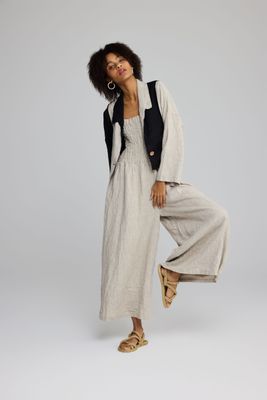 LUUKAA STRAPPY JUMPSUIT-BLACK