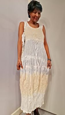 PRIVATSACHEN SLEEVELESS COTTON DRESS JUGENDE-STROH