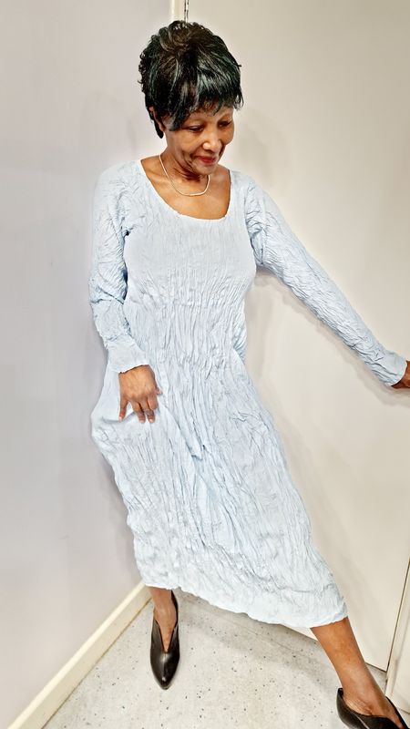 PRIVATSACHEN CRUSH SILK DRESS REGEN-BLOEMENDAAL