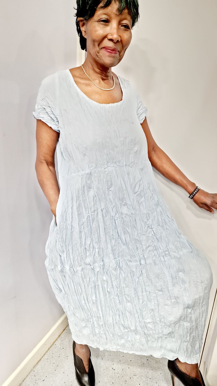 PRIVATSACHEN CRINKLE COTTON DRESS EFFORTSCHR-BLOEMENDAAL