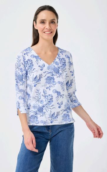LEO&UGO PRINTED TOP