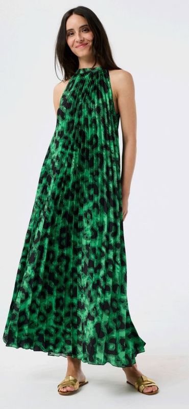 LEO&UGO LONG PLEATED DRESS