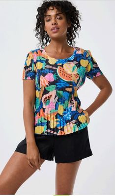 LEO&UGO CRINKLE TOP
