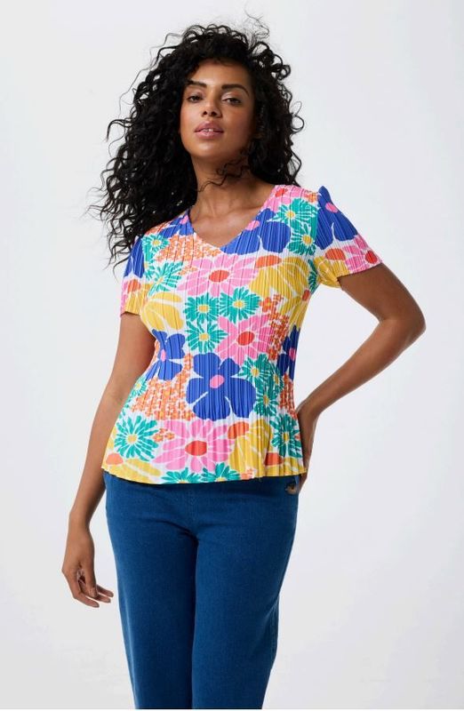 LEO&UGO CRINKLE TOP