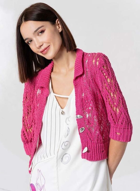ELISA CAVALETTI KNITTED SHORT JACKET/CARDIGAN