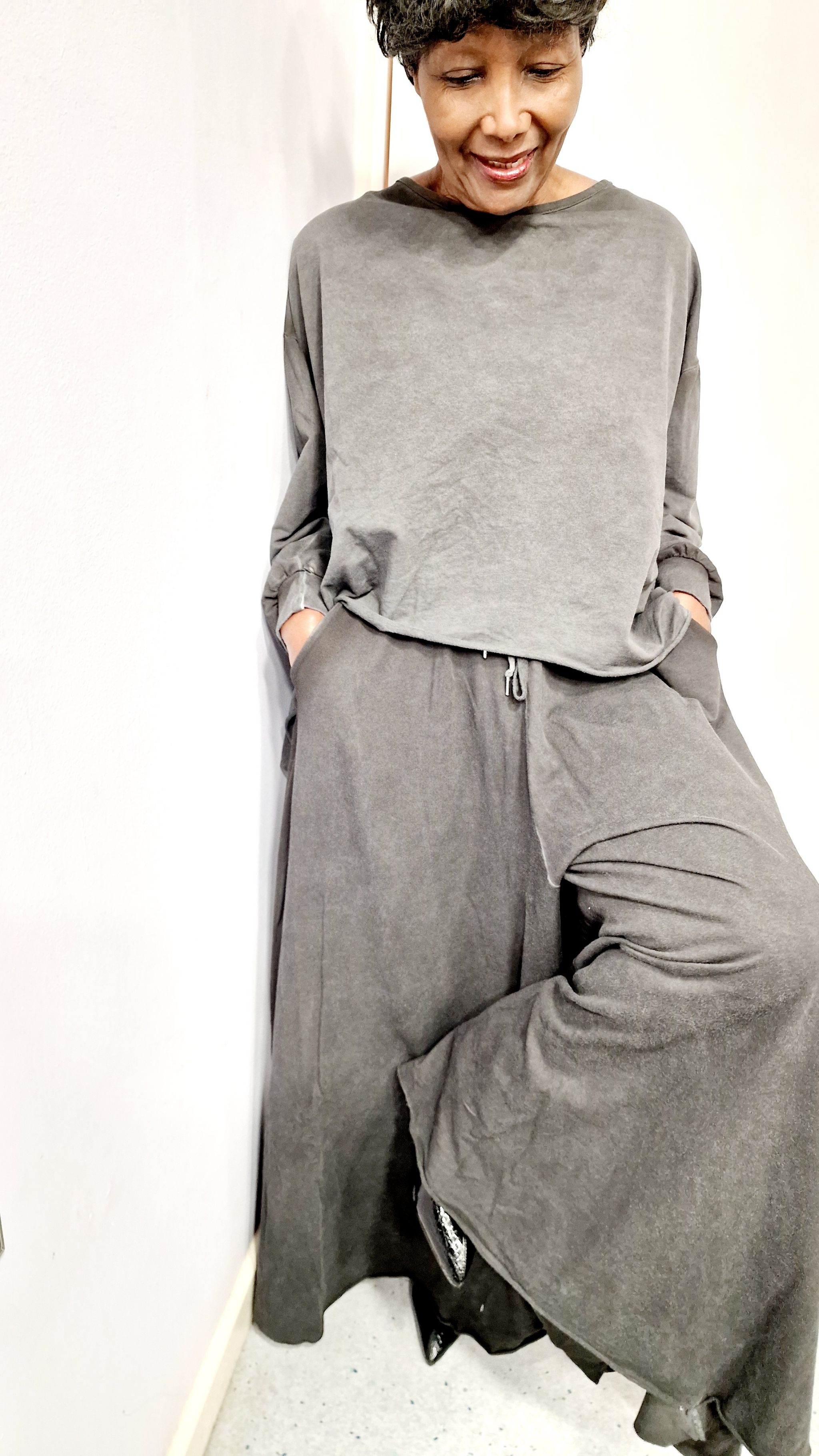 LA HAINE INSIDE US SWEATSHIRT-GREY