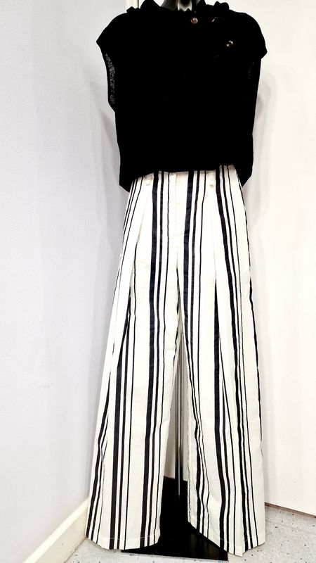 ANNETTE GORTZ STRIPE TROUSERS-ORK