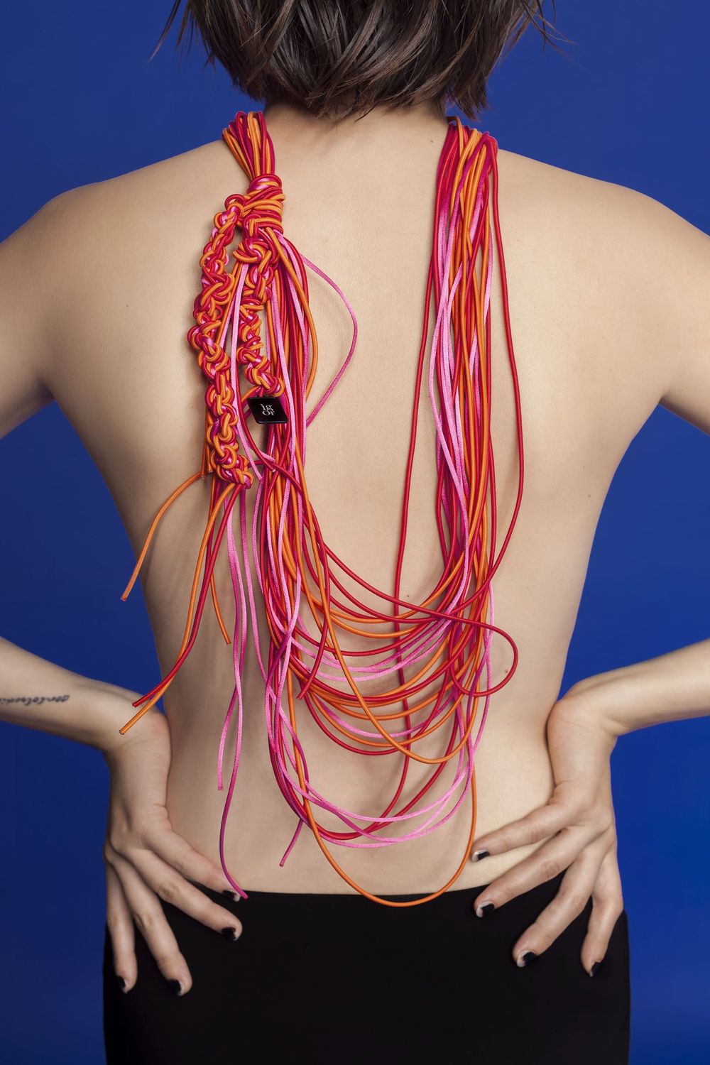 IGOR NECKLACE-PINK/ORANGE