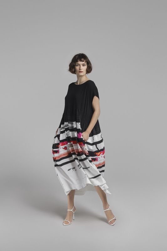 IGOR DRESS LUDWIG-BLACK/MULTI