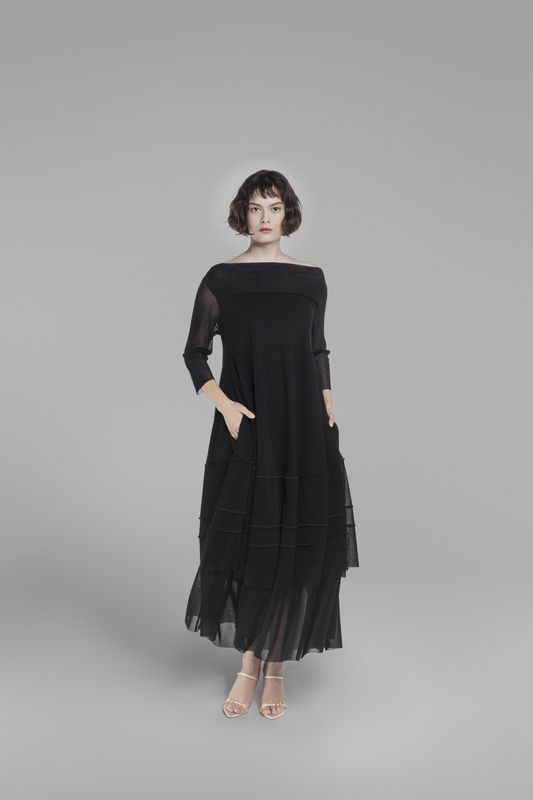 IGOR DRESS PUCCINI-BLACK