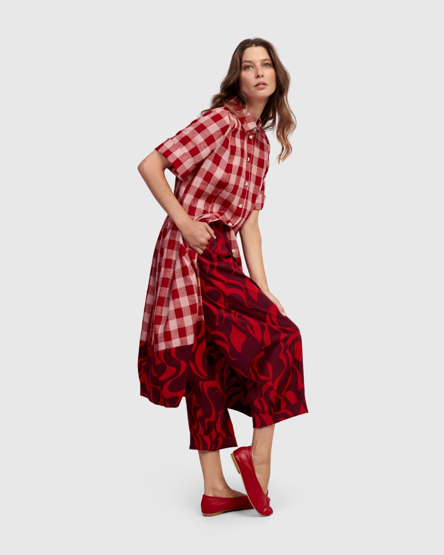 ALEMBIKA TROUSERS-PRINT