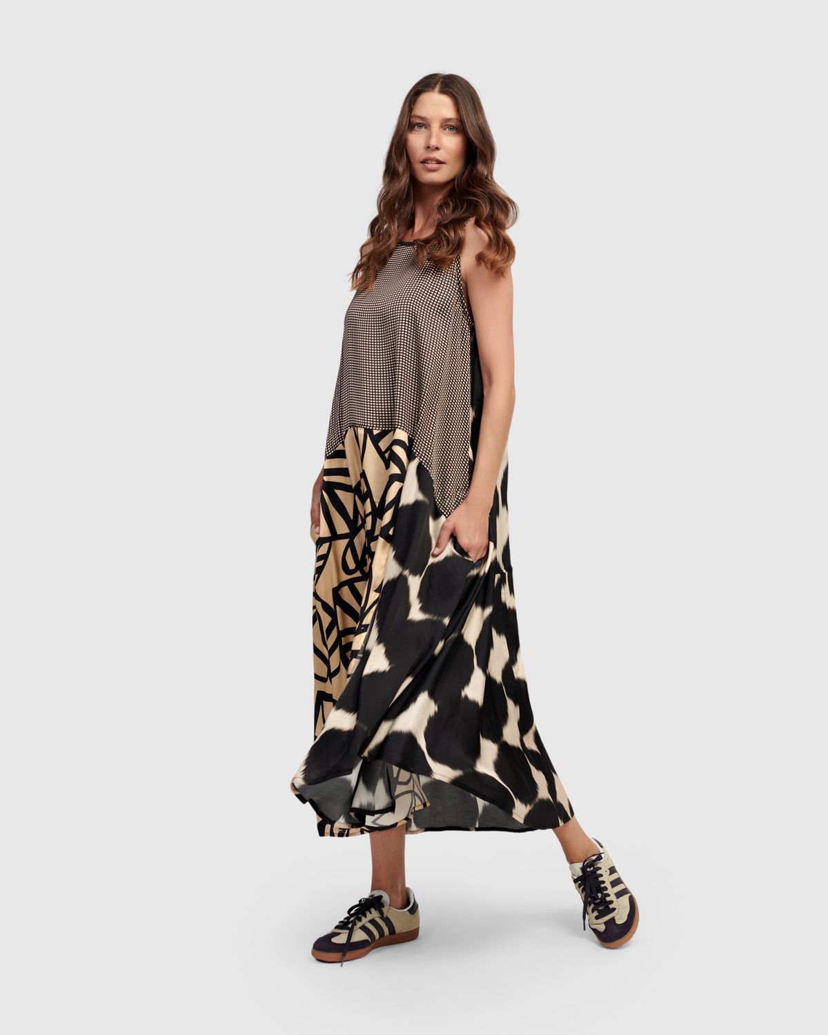 ALEMBIKA SOFT DRAPE DRESS