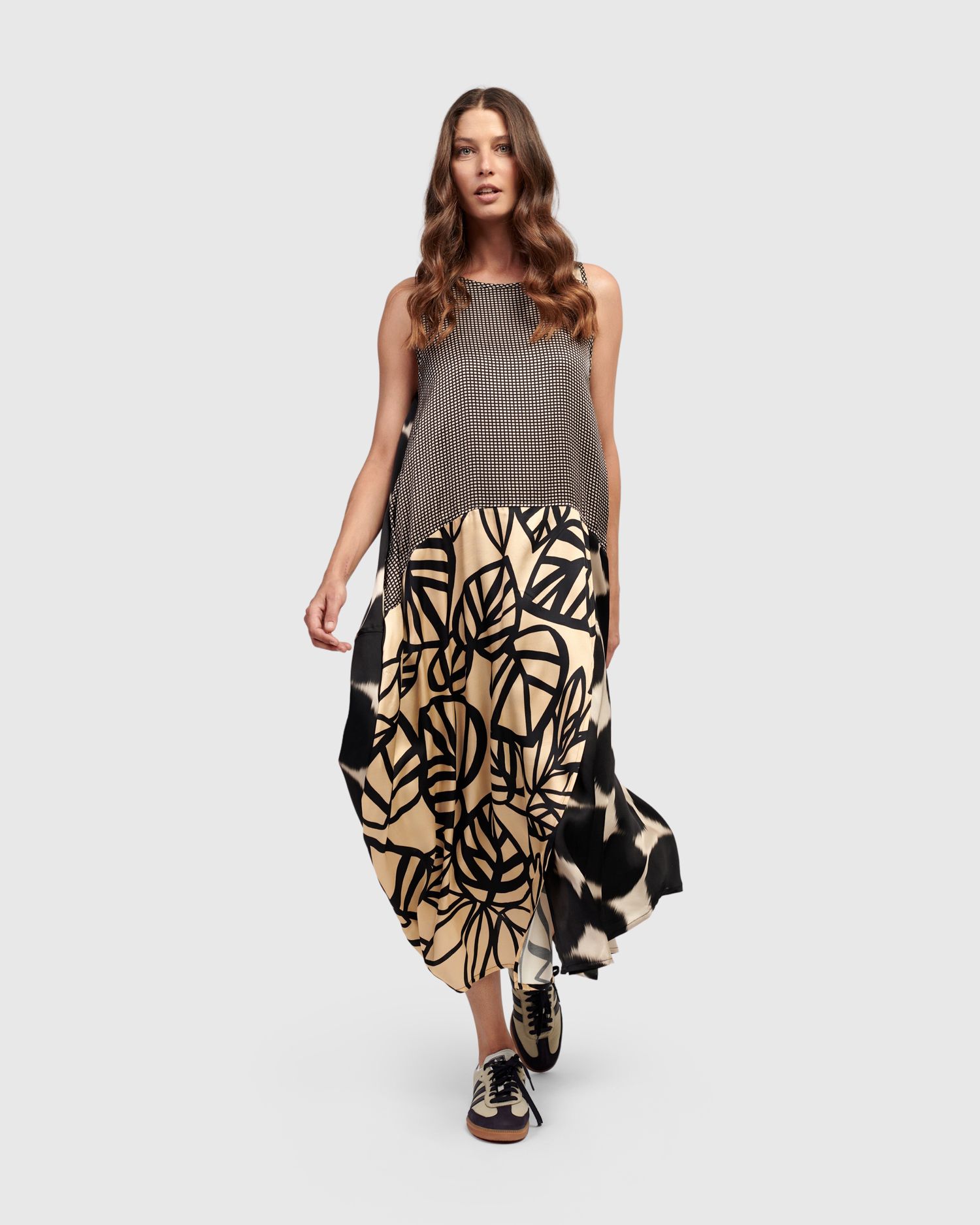 ALEMBIKA SOFT DRAPE DRESS