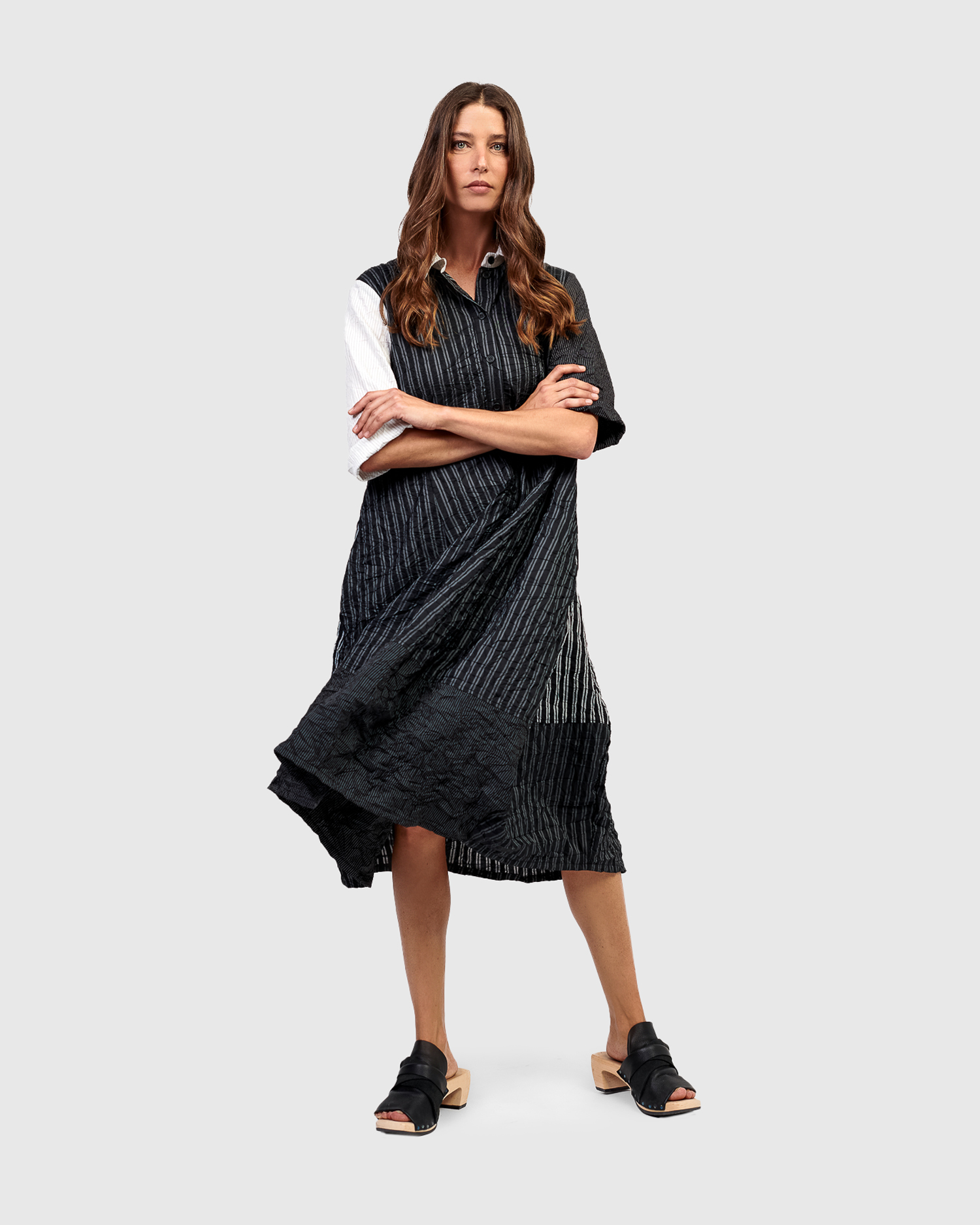 ALEMBIKA (URBAN) DRESS-STRIPES