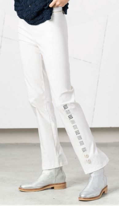 ELISA CAVALETTI LEGGINGS-WHITE