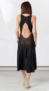 ELISA CAVALETTI DRESS AND SHRAG TWIN SET-BLACK/GOLD