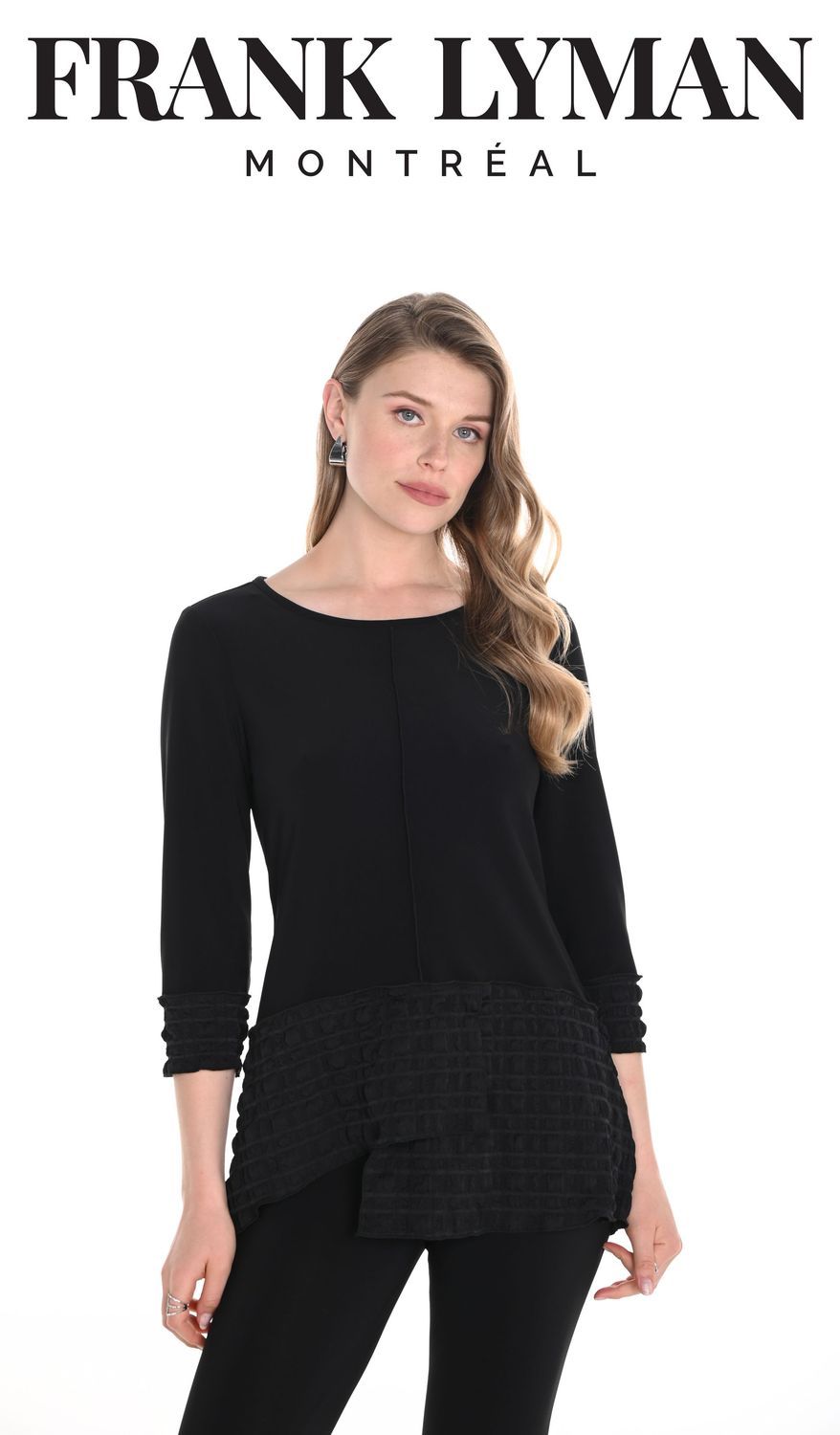 FRANK LYMAN ASYMMETRIC BLACK TOP