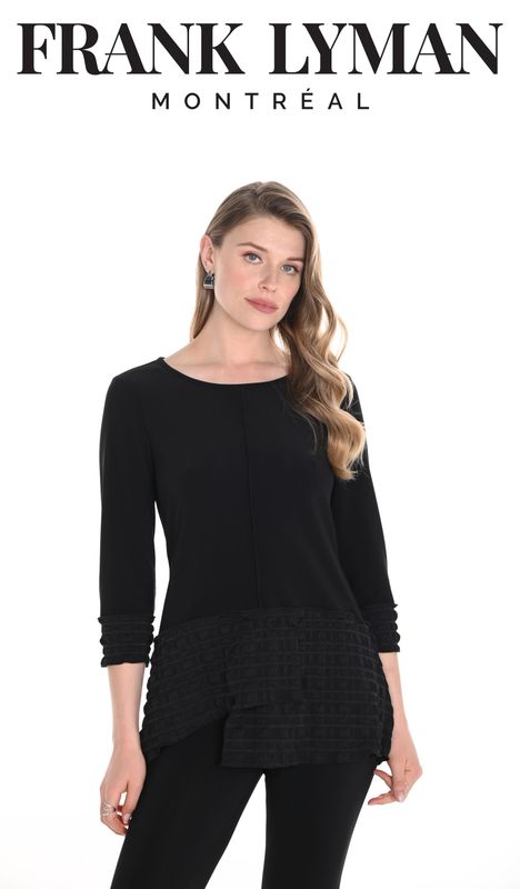 FRANK LYMAN ASYMMETRIC BLACK TOP