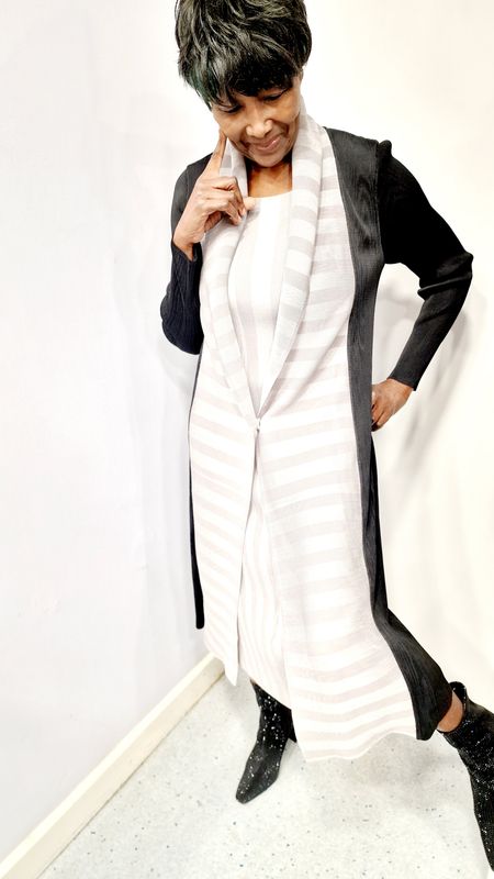 ALQUEMA DRESS SILVER/BLACK