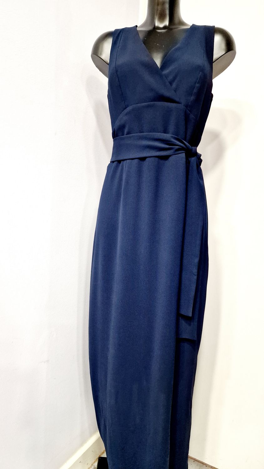 BLEU BLANC ROUGE NAVY SLEEVELESS DRESS