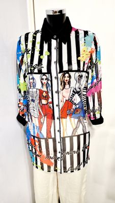 FRANK LYMAN EMBELLISHED SHIRT-MULTI