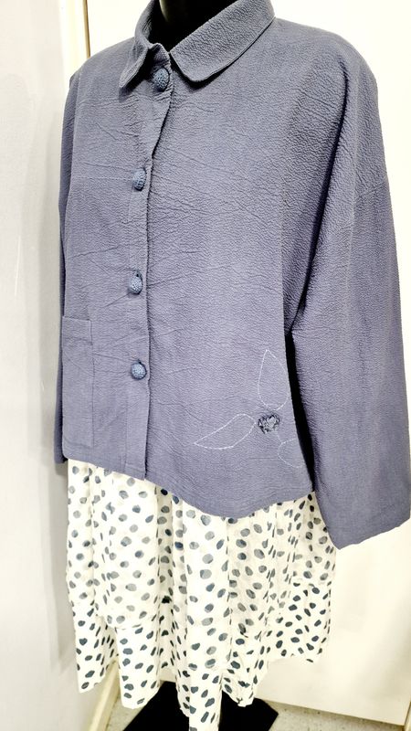 EWAIWALLA JACKET BENITA-BLUE