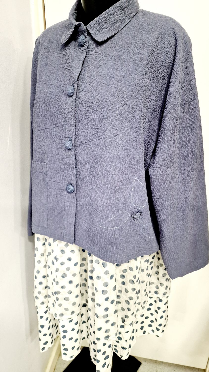 EWAIWALLA JACKET BENITA-BLUE
