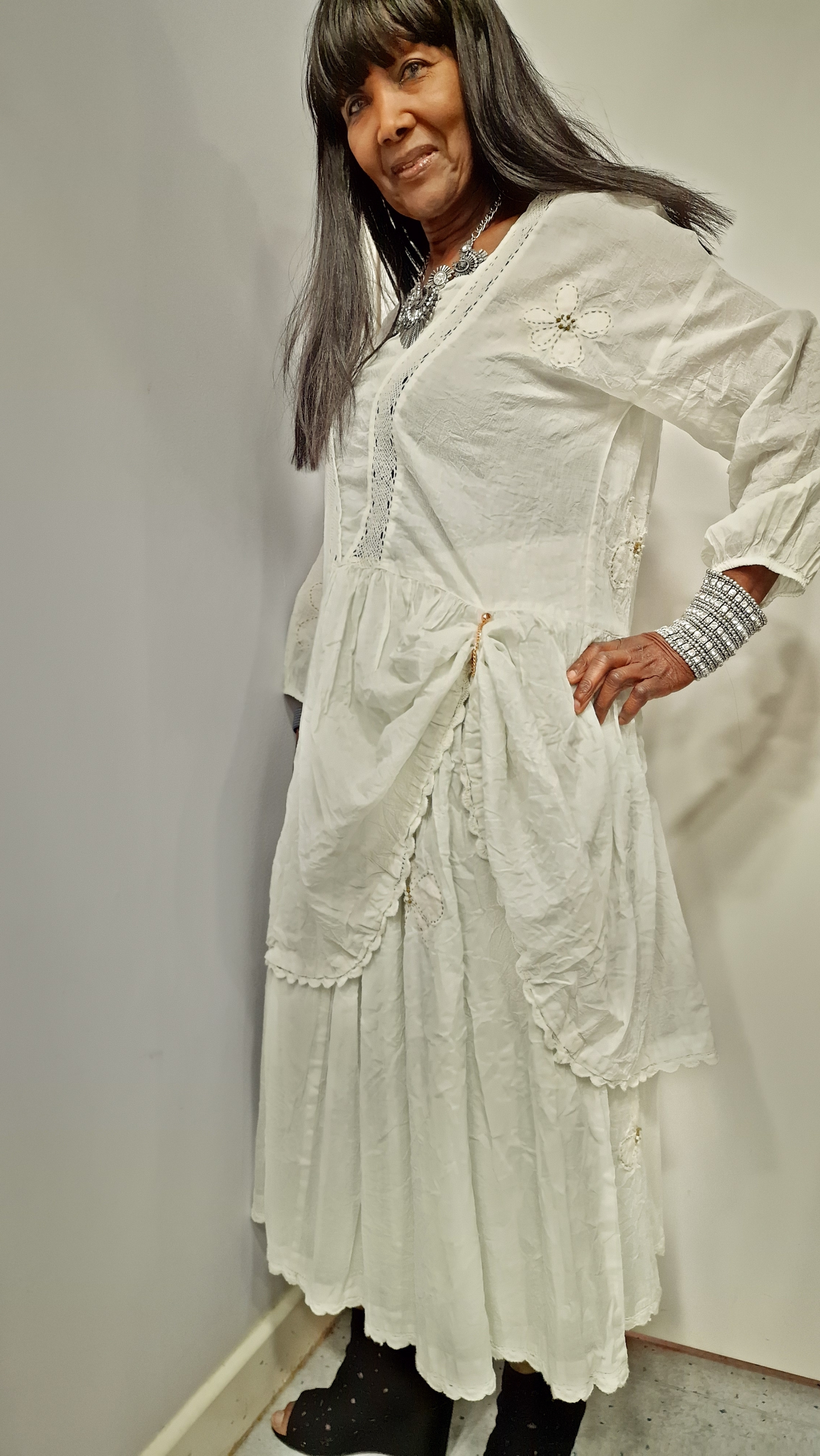 EWAIWALLA TUNIC ROSINA-SOFT JADE