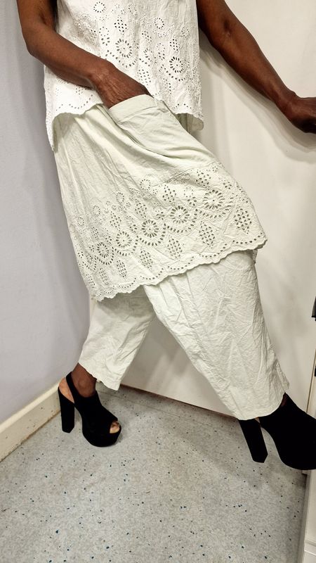 EWAIWALLA TROUSERS ARISSA-SOFT JADE