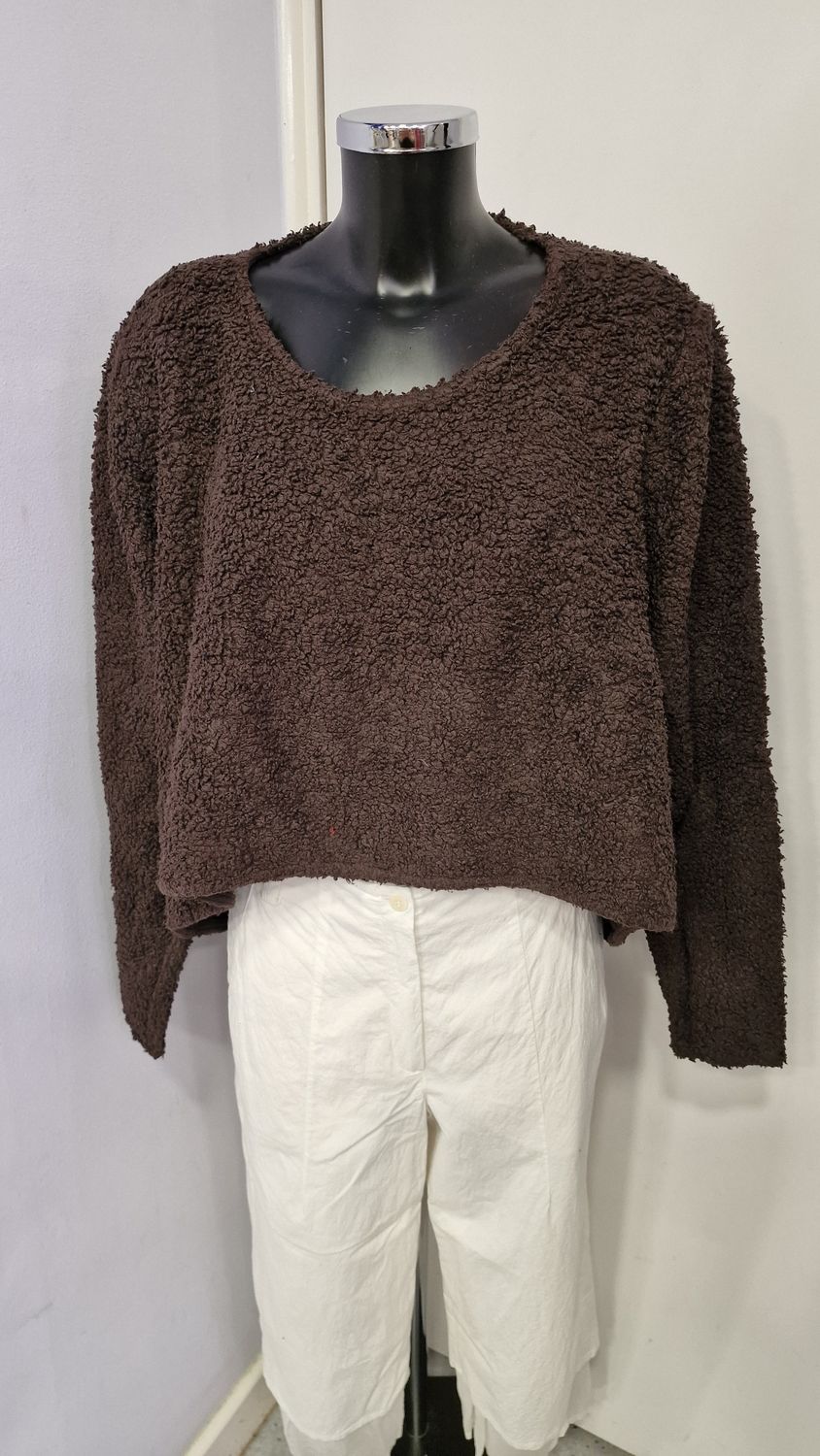 PRIVATSACHEN PULLOVER HELGA-CHOCO