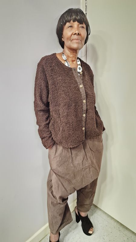 PRIVATSACHEN LOW CRUTCH TROUSERS ZAUNETZ-CHOCO