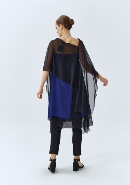 IGOR TUNIC AND TOP MIZAR BLACK-BLUE