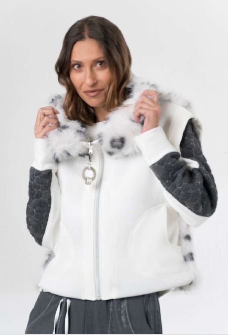 ELISA CAVALETTI GILET AUDACE/ANTHRACITE