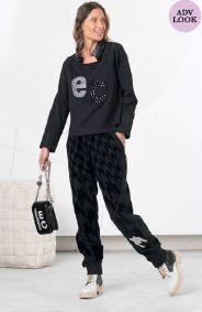 ELISA CAVALETTI JOGGER STYLE STYLE-BLACK