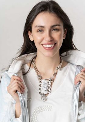ELISA CAVALETTI SILVER NECKLACE