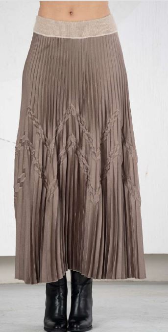 ELISA CAVALETTI SKIRT-LIGHT GREY
