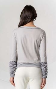 ELISA CAVALETTI TOP-LIGHT GREY